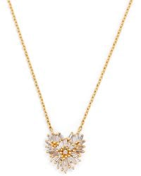 Suzanne Kalan - And Diamond Small Heart Pendant Necklace - Lyst