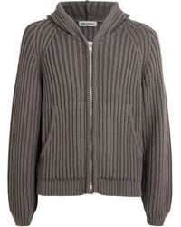 Our Legacy - Merino Wool Zip-Up Cardigan - Lyst