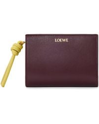 Loewe - Leather Knot Wallet - Lyst