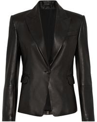 Brunello Cucinelli - Nappa Leather Blazer - Lyst