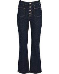 Maje - Patch-Pockets Straight-Leg Jeans - Lyst
