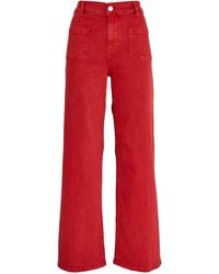FRAME - Le Slim Palazzo Wide-leg Jeans - Lyst
