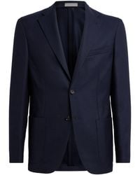 Corneliani - Virgin Wool-Silk Unlined Whisper Blazer - Lyst