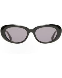 Max Mara - Acetate Oval Sunglasses - Lyst