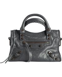 Balenciaga - Mini Leather Le City Top-Handle Bag - Lyst