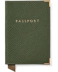Aspinal of London - Leather Passport Cover - Lyst