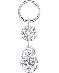 Maria Tash - Petite Floating Double Diamond Single Earring - Lyst