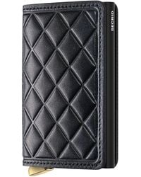 Secrid - Leather Diamond-Embossed Slimwallet - Lyst