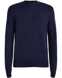Corneliani - Virgin Wool-Blend Crew-Neck Sweater - Lyst