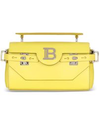 Balmain - Leather B-buzz 19 Shoulder Bag - Lyst