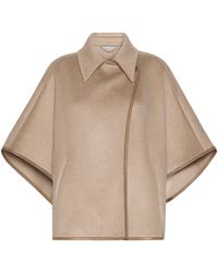 Max Mara - Cashmere Double-Breasted Cape - Lyst