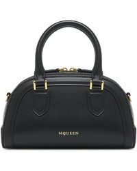McQueen - Mini Leather Birdee Boston Cross-Body Bag - Lyst