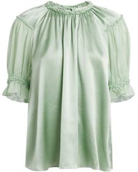 Ulla Johnson - Silk Alina Blouse - Lyst