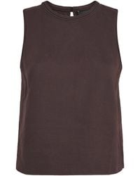 ME+EM - Linen-Blend Creaseless Crochet-Trim Top - Lyst