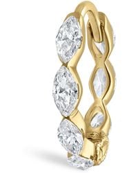 Maria Tash - Invisible Set Diamond Marquise Eternity Hoop Earring - Lyst