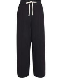 About Blank - Cotton Logo Wide-Leg Sweatpants - Lyst