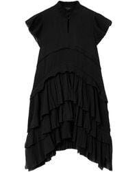 AllSaints - Organic Cotton Cavalry Mini Dress - Lyst