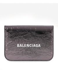 Balenciaga - Leather Cash Mini Wallet - Lyst