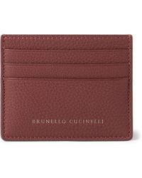 Brunello Cucinelli - Leather Card Holder - Lyst