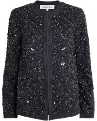 Veronica Beard - Crepe Embellished Rosine Jacket - Lyst