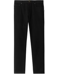 Burberry - Slim Logo-Patch Jeans - Lyst