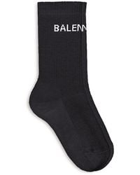 Balenciaga - Logo Socks - Lyst