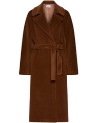Marella - Virgin Wool Wrap Coat - Lyst