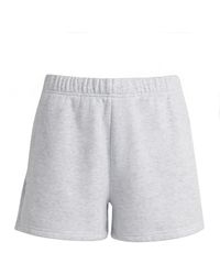 Skims - Cotton-Blend Fleece Classic Shorts - Lyst