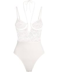 Wolford - Lace Shaping Bustier Bodysuit - Lyst