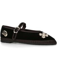 Flabelus - Velvet Mae Pierre Mary Jane Flats - Lyst