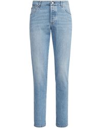 Brunello Cucinelli - Stretch-Cotton Slim Jeans - Lyst