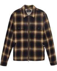 AllSaints - Organic Cotton Check Mathers Jacket - Lyst
