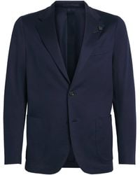 Lardini - Cotton Single-Breasted Blazer - Lyst