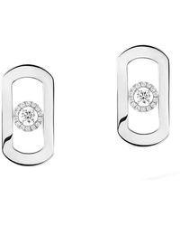 Messika - So Move And Diamond Stud Earrings - Lyst