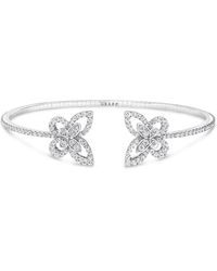 Graff - White Gold And Diamond Butterfly Bangle - Lyst