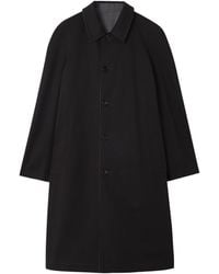 Burberry - Wool-Cotton Reversible Parkbury Car Coat - Lyst