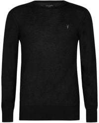 AllSaints - Merino Wool Mode Sweater - Lyst