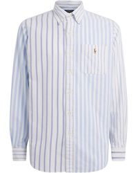 Polo Ralph Lauren - Stripe Patchwork Oxford Shirt - Lyst