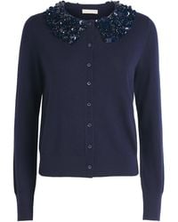 Ulla Johnson - Merino Wool Embellished Anna Cardigan - Lyst
