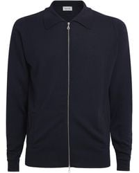 John Smedley - Merino Wool Hybrid Overshirt - Lyst