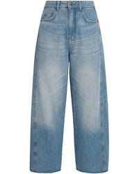 ME+EM - Cropped Straight Jeans - Lyst