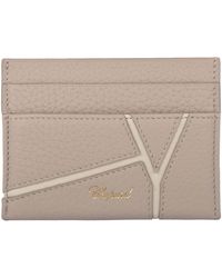 Chopard - Small Leather Diamond Card Holder - Lyst