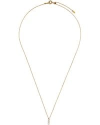 PERSÉE - And Diamond 3-Stone Danaé Necklace - Lyst
