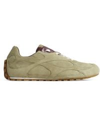 Bottega Veneta - Suede Orbit Flash Sneakers - Lyst