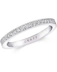 Graff - Platinum And Diamond Eternity Ring - Lyst