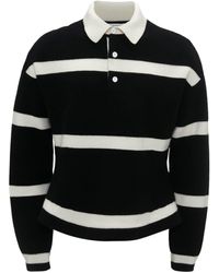 JW Anderson - Striped Polo Sweater - Lyst