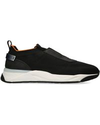 Santoni - Technical-knit Runner Sneakers - Lyst