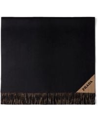 Prada - Cashmere Double-Faced Scarf - Lyst