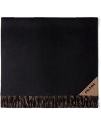 Prada - Cashmere Double-Faced Scarf - Lyst