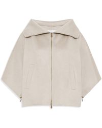 Max Mara - Cashmere Cape-Sleeve Jacket - Lyst